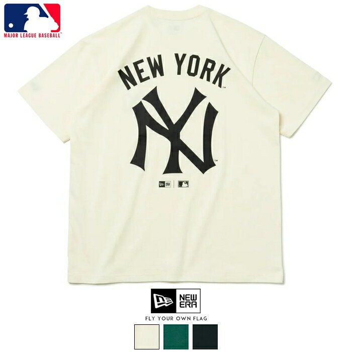  ニューエラ NEW ERA tシャツ 半袖 ロゴ メジャーリーグ ニューヨークヤンキース シカゴホワイトソックス ブルックリンドジャース ブラック ホワイト NEWERA メンズ 国内正規品 インポート ブランド 海外ブランド 13516794/13516796/13516797