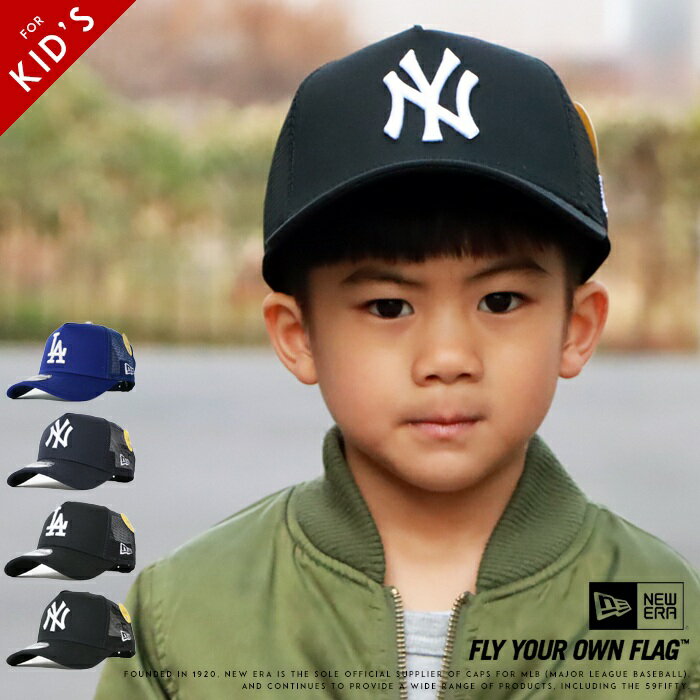 【キッズ/子供用】 ニューエラ NEW ERA キャップ メッシュ スナップバック ロゴ 帽...