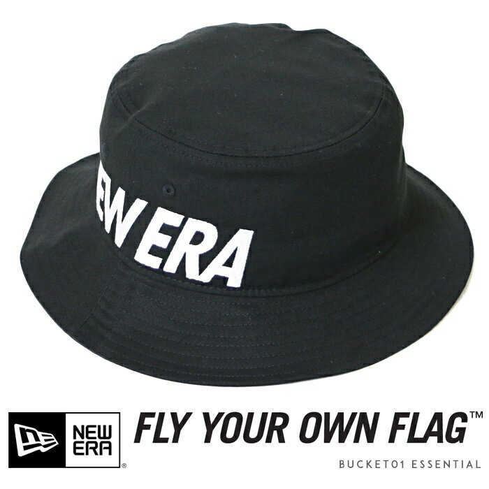 【NEWERA ニューエラ NEW ERA】 ハット バケットハット ロゴ 帽子 ブラック 黒 メンズ キャンプ アウトドア 国内正規品 インポート ブランド 海外ブランド 12853801