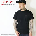 REPLAY リプレイ tシャツ 半袖 プリント ロゴ アメカジ メンズ 国内正規品 インポート ブランド 海外ブランド M6463-000-23188P