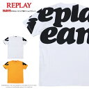 REPLAY リプレイ tシャツ 半袖 プリント ロゴ アメカジ メンズ 国内正規品 インポート ブランド 海外ブランド M6470-000-2660