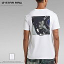 ジースター ロゥ 服 メンズ ジースターロウ tシャツ 半袖 ロゴ バックプリント レギュラーフィット G-STAR RAW ジースターロー gstar メンズ 国内正規品 インポート ブランド 海外ブランド D23165-336