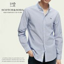 【スコッチ ソーダ SCOTCH SODA スコッチアンドソーダ】 シャツ 長袖シャツ ボタンダウン ストライプ メンズ 国内正規品 インポート ブランド 海外ブランド 71452/81452 M-shirts