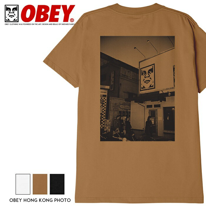  OBEY オベイ tシャツ 半袖 プリント スケートボード スケボー ストリート系 グラフィック メンズ 正規品 インポート ブランド 海外ブランド ストリートブランド 165263410-23P