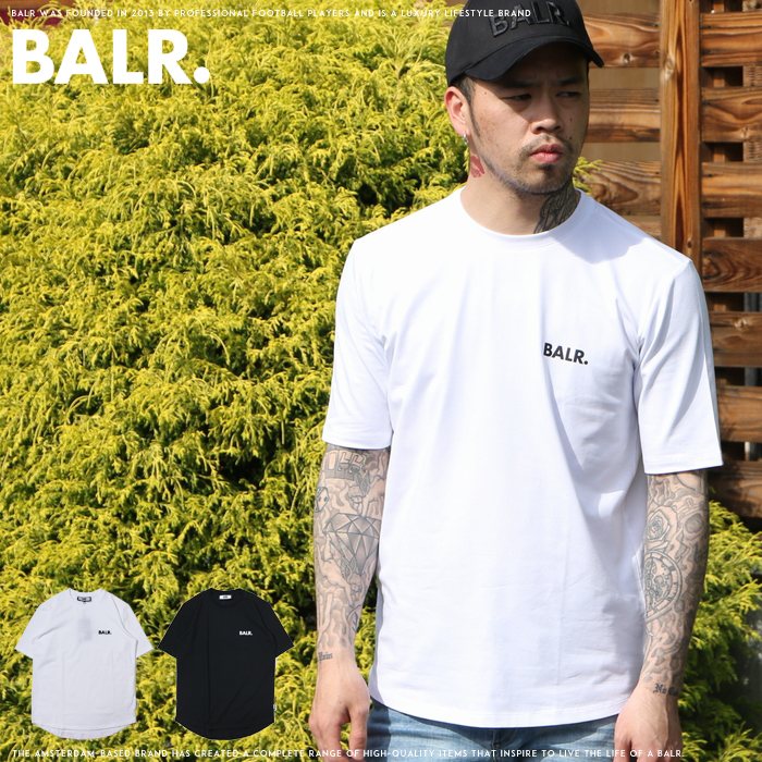 BALR ボーラー tシャツ 半袖 ロゴ ワンポイント 定番 スポーツ系 サッカー スポーティー オランダブランド 大人カジュアル ラグジュアリー 30代 40代 メンズ インポート ブランド 海外ブランド B1112.1050