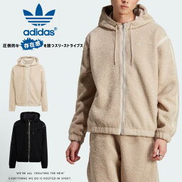 アディダス ボアジャケット メンズ 【adidas originals アディダス オリジナルス】 フリース ボア ジャケット アウター 長袖 トレフォイルロゴ 三つ葉 メンズ 国内正規品 インポート ブランド 海外ブランド EEQ85 M-outer