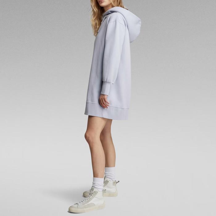 【セール 30％OFF】【G-STAR ジースター】パーカー スウェット プルオーバー ワンピース 長袖 ロゴ トップス レディース lady's gstar 国内正規品 インポート ブランド 海外ブランド D23502-D425