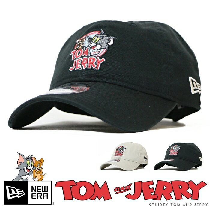 ニューエラ NEW ERA キャップ スナップバック コラボ トムとジェリー TOM and JERRY アメリカン アニメ ロゴ 帽子 9THIRTY ブラック ベージュ NEWERA メンズ 国内正規品 インポート ブランド 海外ブランド 13772636/13772637