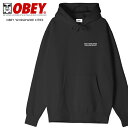 OBEY オベイ パーカー スウェット プルオーバー ビッグシルエット オーバーサイズ グラフィック ストリート スケートボード スケボー メンズ 正規品 インポート ブランド 海外ブランド ストリートブランド 112843572-23F