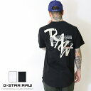  ジースターロウ tシャツ 半袖 ロゴ プリント ルーズフィット G-STAR RAW ジースターロー gstar メンズ 国内正規品 インポート ブランド 海外ブランド D24431-C372