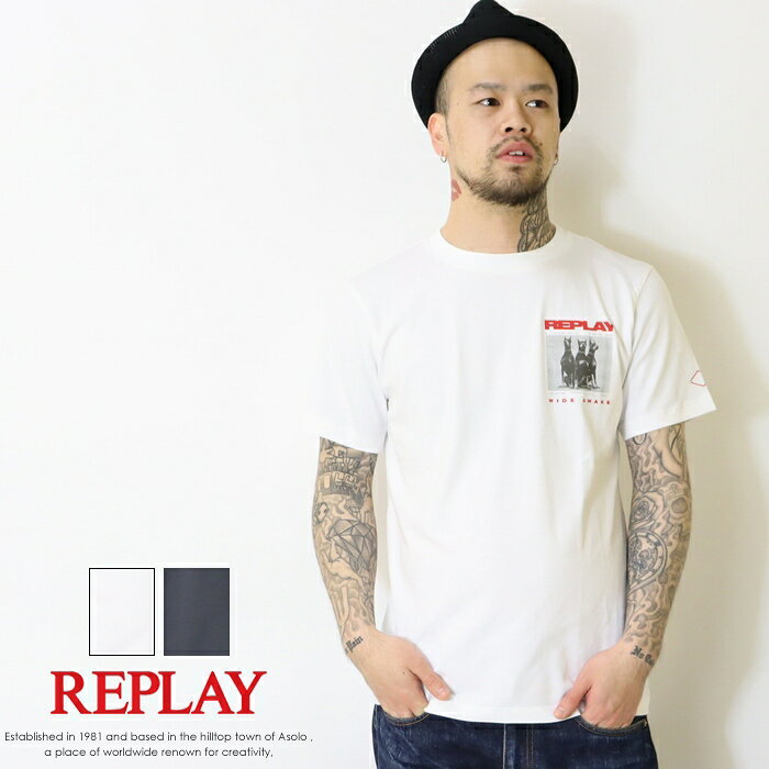 楽天市場】Tシャツ・カットソー（ブランドリプレイ・長さ（袖）半袖 
