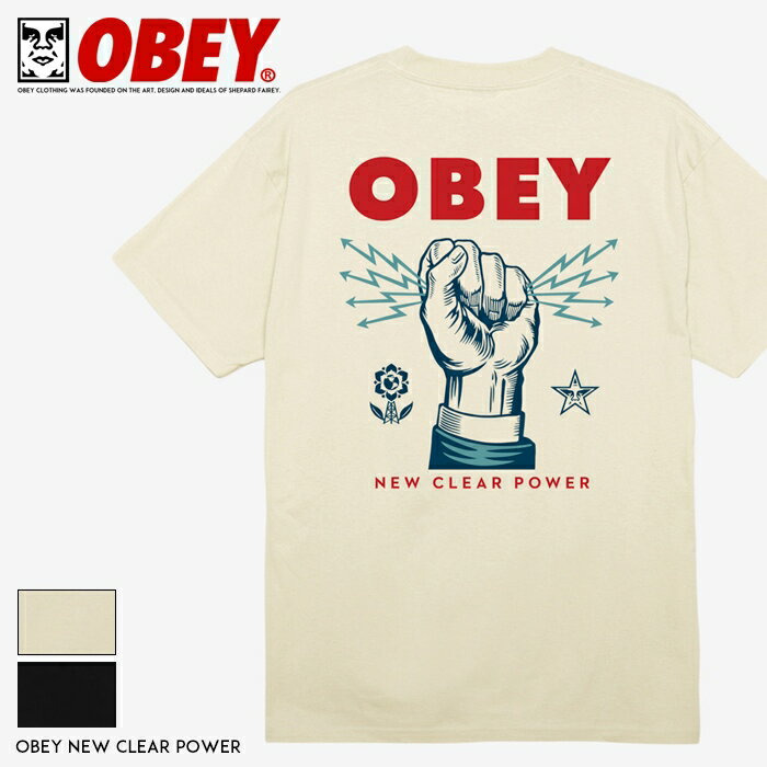  OBEY オベイ tシャツ 半袖 プリント シェパード・フェアリー ストリートアート スケートボード スケボー ストリート系 グラフィック メンズ 正規品 インポート ブランド 海外ブランド ストリートブランド 165263779-24P