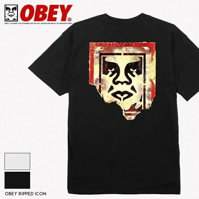  OBEY オベイ tシャツ 半袖 プリント シェパード・フェアリー ストリートアート スケートボード スケボー ストリート系 グラフィック メンズ 正規品 インポート ブランド 海外ブランド ストリートブランド 165263782-24P