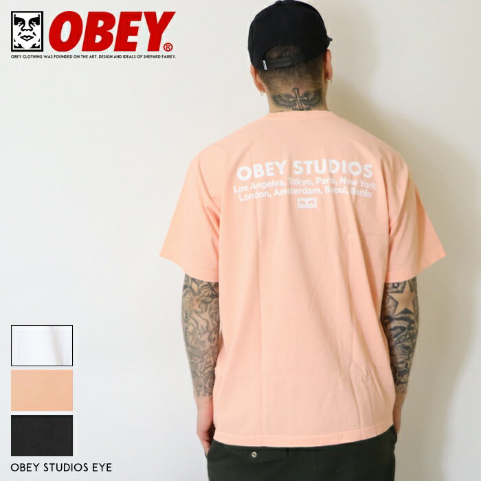 Tシャツ【OBEY】関税込み送料無料 ジャージー素材 長袖 プリント 楽天市場】OBEY(カラーピンク)(Tシャツ・カットソー