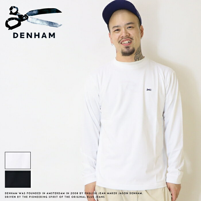 「DENHAM」 長袖Tシャツ X-LARGE ホワイト メンズ