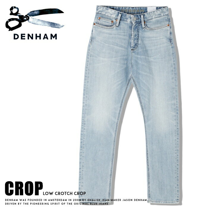 デンハム ジーンズ メンズ デンハム DENHAM クロップ CROP ジーンズ デニム ストレッチ ボトムス メンズ 国内正規品 インポート ブランド 海外ブランド 01-24-04-11-019