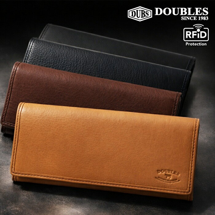 【セール 10%OFF】 ダブルス DOUBLES 財布 サイフ 長財布 本革 牛革 馬革 リアルレザー 一毛牛 国産牛 メンズ レディース ユニセックス 彼氏 男性 誕生日 記念日 父の日 ラッピング無料 国内 ブランド DMO-7483