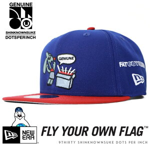 ニューエラ NEW ERA キャップ スナップバック コラボ SHINKNOWNSUKE シンノスケ アート グラフィックデザイナー アーティスト Dots Per Inch ロゴ 帽子 9FIFTY ブルー NEWERA メンズ 国内正規品 インポート ブランド 海外ブランド 14346930