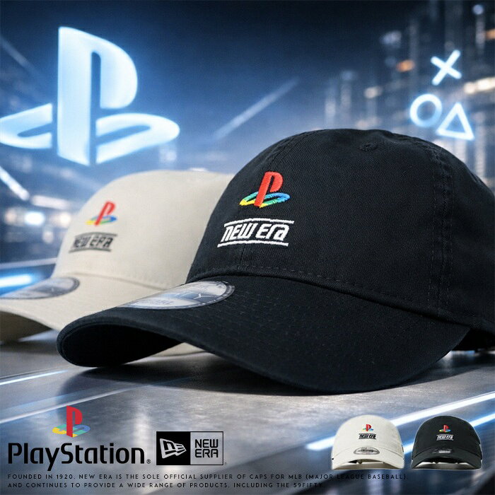 Rakuten - ニューエラ NEW ERA キャップ ストラップバック プレステ コラボ プレイステーション PlayStation ファミリーマーク ロゴ 帽子 9THIRTY ブラック NEWERA メンズ 国内正規品 インポート ブランド 海外ブランド プレゼント ギフト 男性 彼氏 14693415/14693417