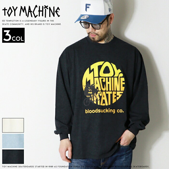Rakuten - 【2026年 春夏新作】 トイマシーン 長袖tシャツ ロンt tシャツ TOY MACHINE ストリート系 スケート メンズ 正規品 インポート ブランド 海外ブランド TMPGLT5