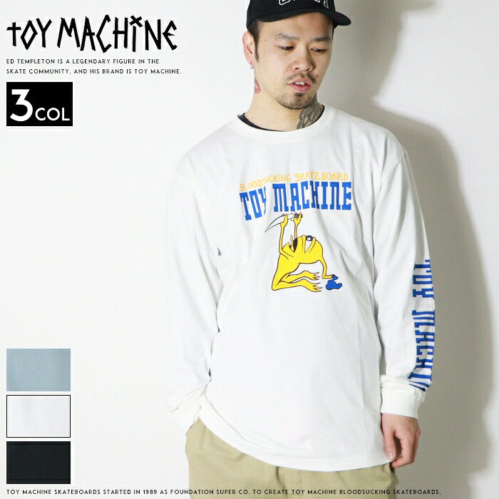 Rakuten - 【2026年 春夏新作】 トイマシーン 長袖tシャツ ロンt tシャツ TOY MACHINE ストリート系 スケート メンズ 正規品 インポート ブランド 海外ブランド TMPGLT13