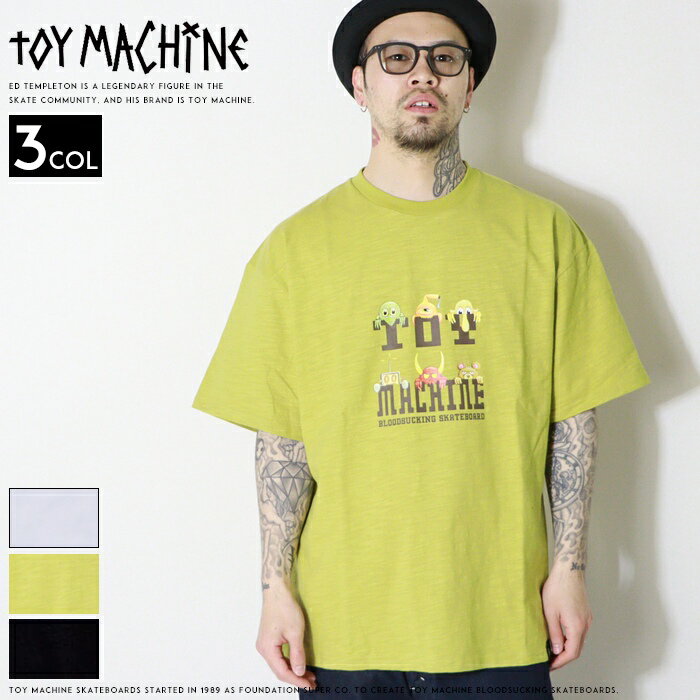 Rakuten - 【2026年 春夏新作】 トイマシーン tシャツ 半袖 ヘビーウェイト オーバーサイズ ビッグサイズ 大きめ プリント TOY MACHINE ストリート系 スケート メンズ 正規品 インポート ブランド 海外ブランド TMPGST32