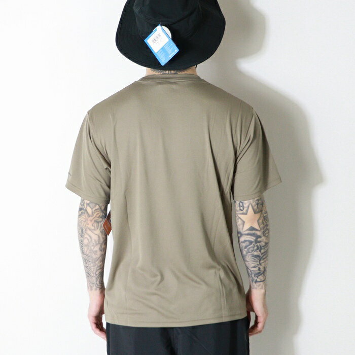 コロンビア tシャツ 速乾 半袖 プリント ロゴ 吸湿速乾性 冷却機能 UVカット オム...