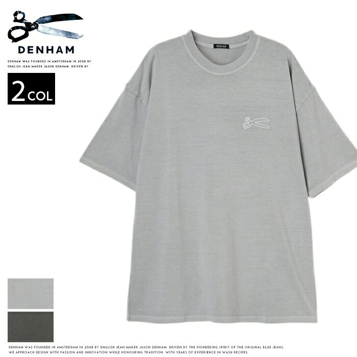 デンハムDENHAMtシャツ半袖刺...