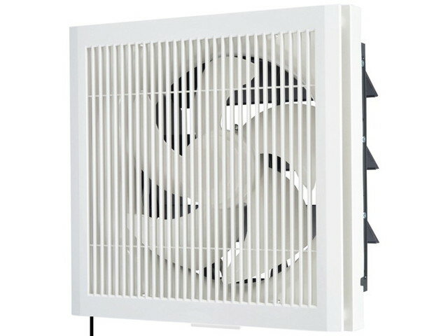 三菱 EX-20RK9-C 換気扇 格子タイプ 居間用 電源コード式 連動式シャッター 給排式 引きひも付