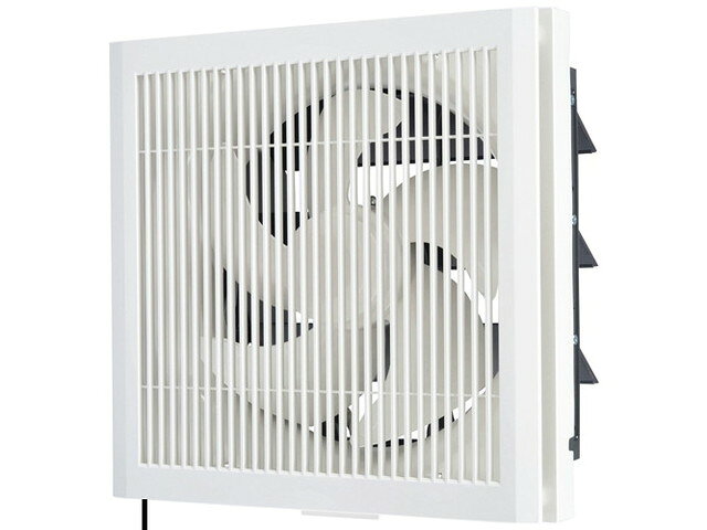 三菱 EX-25RK9-C 換気扇 格子タイプ 居間用 電源コード式 連動式シャッター 給排式 引きひも付