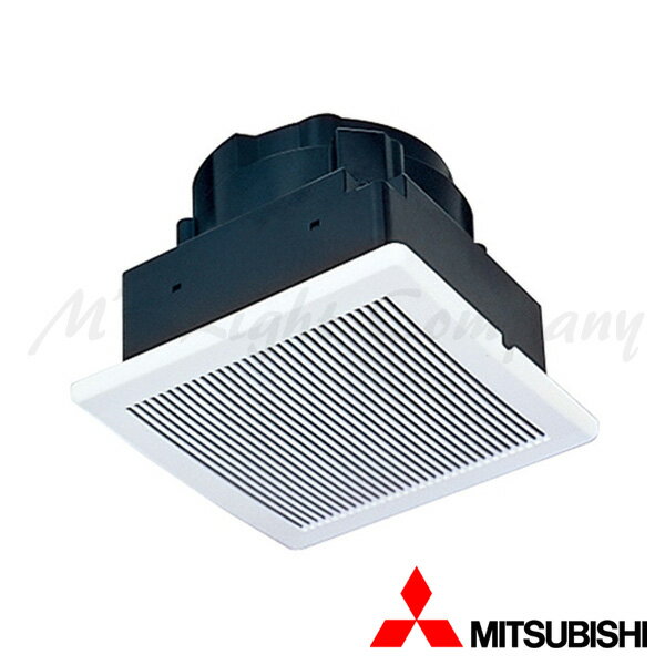 Rakuten - 三菱 V-20MEX3 換気排熱ファン 居間・事務所・店舗用 角穴据付タイプ 天井・壁・傾斜天井取付可 高密閉電気式シャッター搭載 クールホワイト 『V20MEX3』