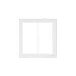 パナソニック WT8102F スイッチプレート スクエア 2連用 ベージュ