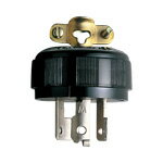 パナソニック WF6320 3P20A引掛キャップ コードグリップ付 ブラック