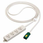 パナソニック WFA6534HG ハーネス用OAタップ キャブタイヤケーブル付接地2P15A 125V 4コ口 3m グレー