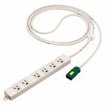 パナソニック WFA6636HG ハーネス用OAタップ 接地2P15A125V抜け止め 3m6コ口グレー