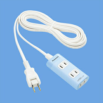 品番： WHA2433LP品名： ザ・タップQ(3コ口)(スナップキャップ・3mコード付)(ブル−)