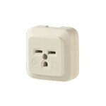 パナソニック WK36301W 接地2P30A角型コンセント 薄形 ミルキーホワイト