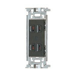 パナソニック WN1302H 埋込ダブルコンセント グレー...