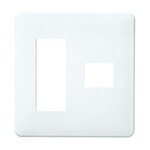 パナソニック WN6074SW モダンプレート4コ用 3コ＋1コ用 ホワイト