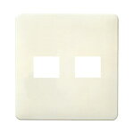 品番： WN6772W品名： 簡易耐火用モダンプレート2コ用(1コ＋1コ用)(ミルキーホワイト)