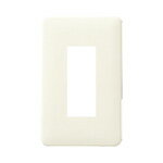 品番： WN8003W品名： モダン大型プレート(3コ用)(ミルキーホワイト)