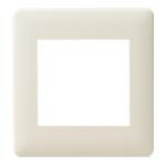 パナソニック WN8400W 2連接穴モダンプレート ミルキーホワイト