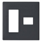 パナソニック WTL7774HK アドバンスシリーズ 簡易耐火コンセントプレート4コ用 3コ+1コ用 マットグレー