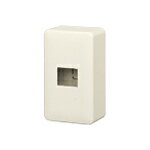 パナソニック WV7001W モダン露出増設ボックス1コ用 ミルキーホワイト 高さ46mm