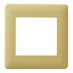 パナソニック WN8400Y 2連接穴モダンプレート ダークベージュ