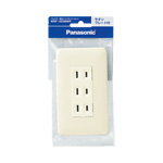 パナソニック WNP1503MWP フルカラー 埋込トリプルコンセント モダンプレート付 ミルキーホワイト パッ..