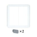 パナソニック WTC7324W コスモシリーズワイド21 簡易耐火スイッチプレート シングルスイッチ+トリプルスイッチ用 ホワイト(3)