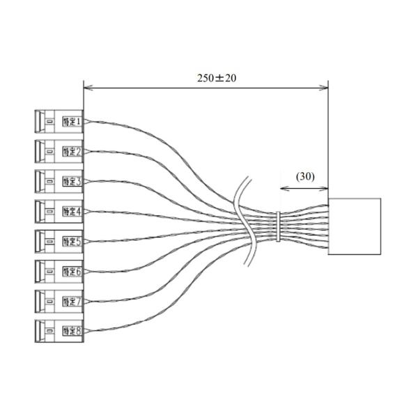 パナソニック MKN733CA8 特定CTケーブル 8回路用 25cm