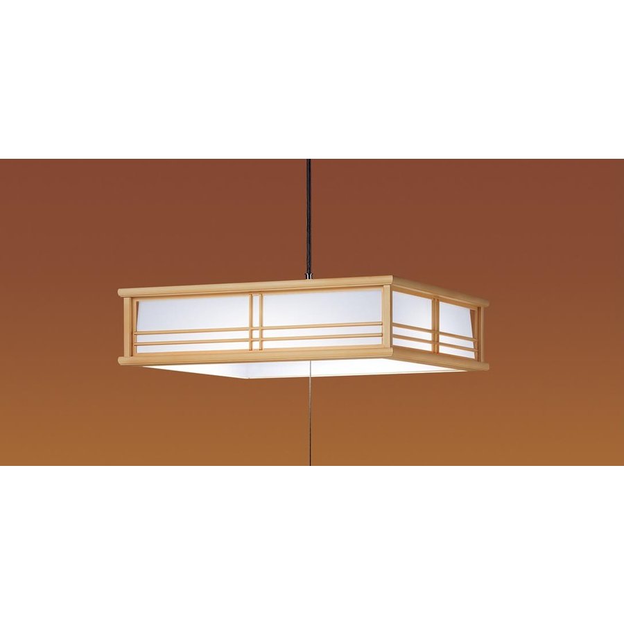 パナソニック LSEB8202 LE1 和風照明 LEDペンダント ～8畳用 昼光色 3405lm プラスチックセード プルスイッチ付・引掛シーリング 下面開放型『LSEB8202LE1』のサムネイル