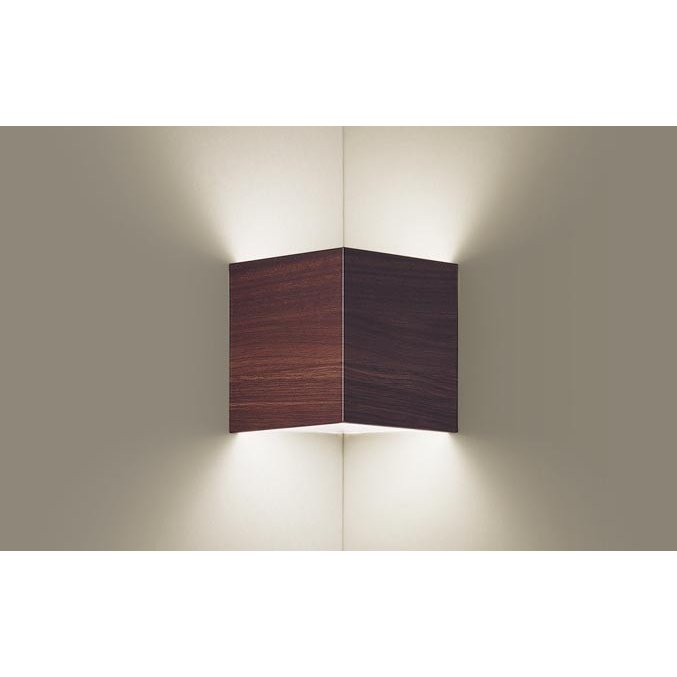 パナソニック XSLG109VS CE1 壁直付型 LED 温白色 入隅コーナー用ブラケット 上下面カバー付（非密閉） 拡散タイプ 白熱電球60形1灯器具相当 本体+LEDランプ